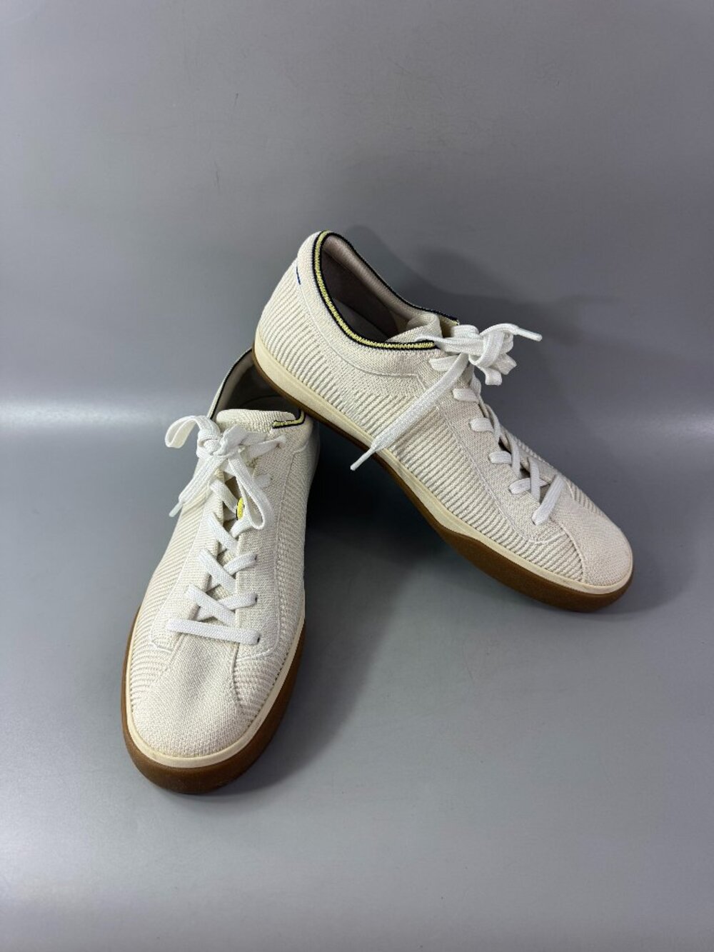 Rothy's The Lace Up Sneaker, Women's Size 11, White
